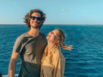 De partner van politiek verslaggever Hannelore Simoens